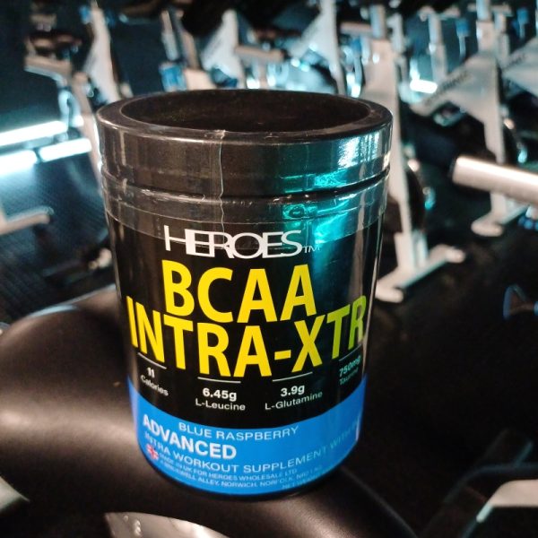 Heroes BCAA Intra-XTR Advanced Intra-Workout Supplement Blue Raspberry Flavour