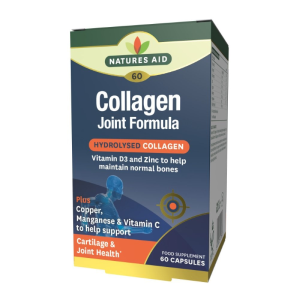 Natures Aid Collagen Joint Formula with added D3 and Zinc for bone health and Copper, Manganese and Vitamin C for cartilage and joint health