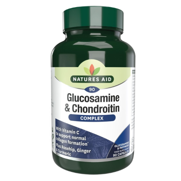 Natures Aid Glucosamine Chondroitin 90 Capsules