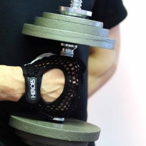 Heroes Mesh Gym Gloves with Leather Padded Palms