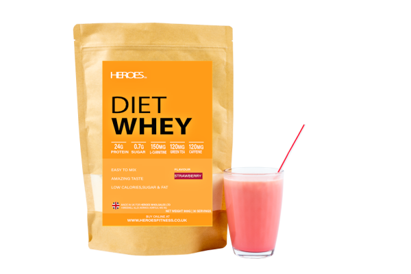 Heroes Diet Whey Protein Strawberry Flavour