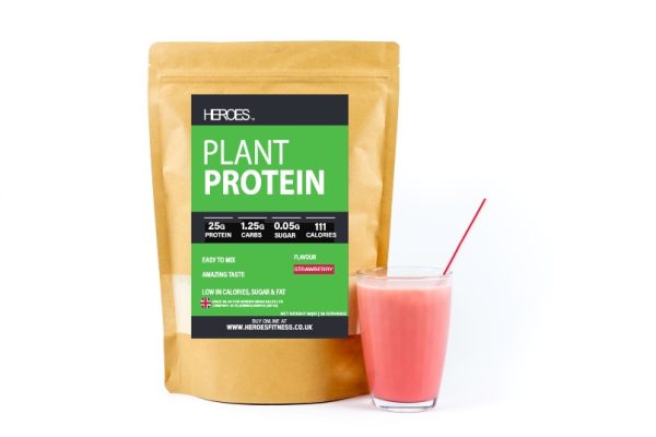 Heroes Strawberry Flavour Plant Based Vegan Protei