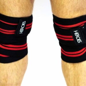 Heroes Elasticated Knee Wraps for Squats