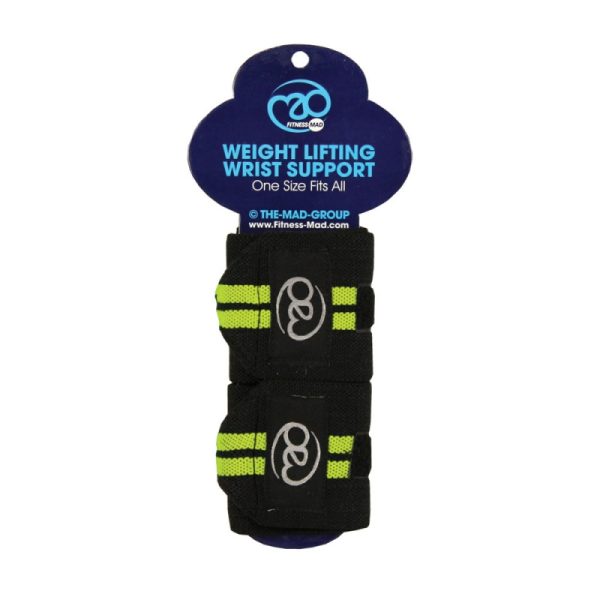Adjustable wrist wraps with Velcro and thumb loop for secure grip during workouts