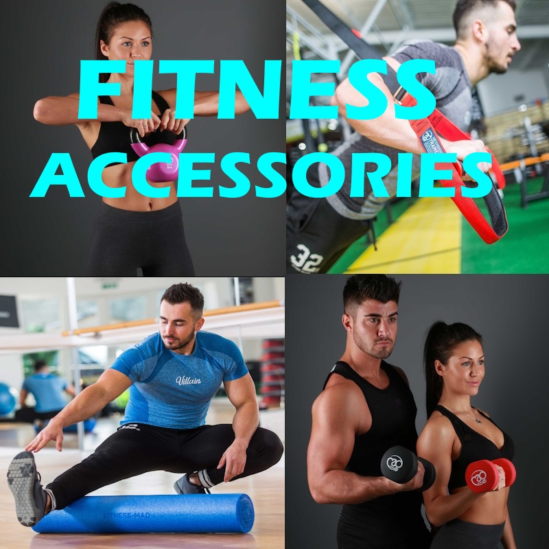 Home Fitness Accessories Collage