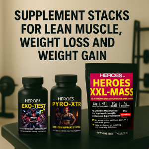 Muscle Stacks | Heroes Fitness Supplement Bundles 💪 Define. Fuel. Conquer.