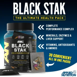 Applied Nutrition Black Stak ultimate daily health pack