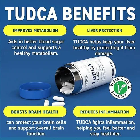 TUDCA + NAC vegan liver health supplement 90 capsules