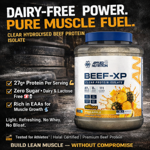 Applied Nutrition Beef-XP Clear hydrolysed beef protein isolate tub