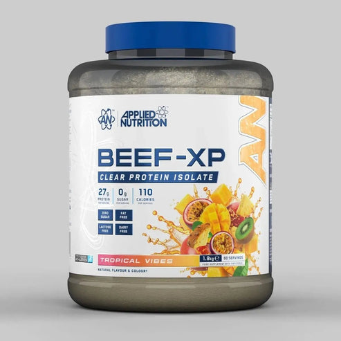 Clear beef protein isolate with zero sugar and high protein