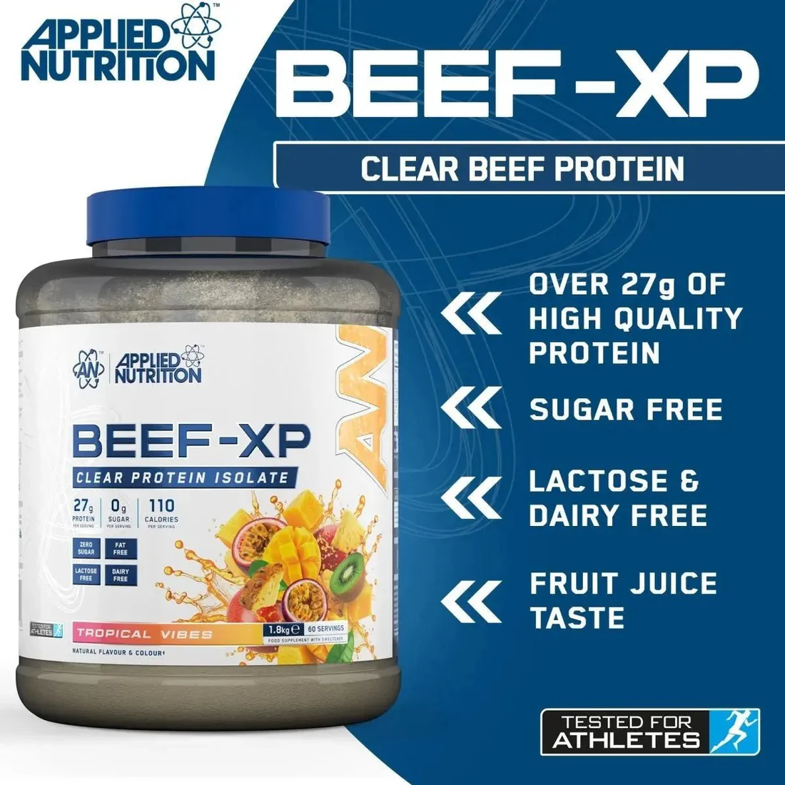 Applied Nutrition Beef-XP dairy-free protein supplement