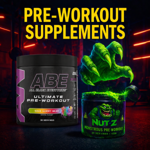 Pre-Workout Supplements UK – Energy, Pump & Focus Formulas