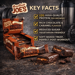 Mountain Joe’s Chocolate Caramel Protein Brownie